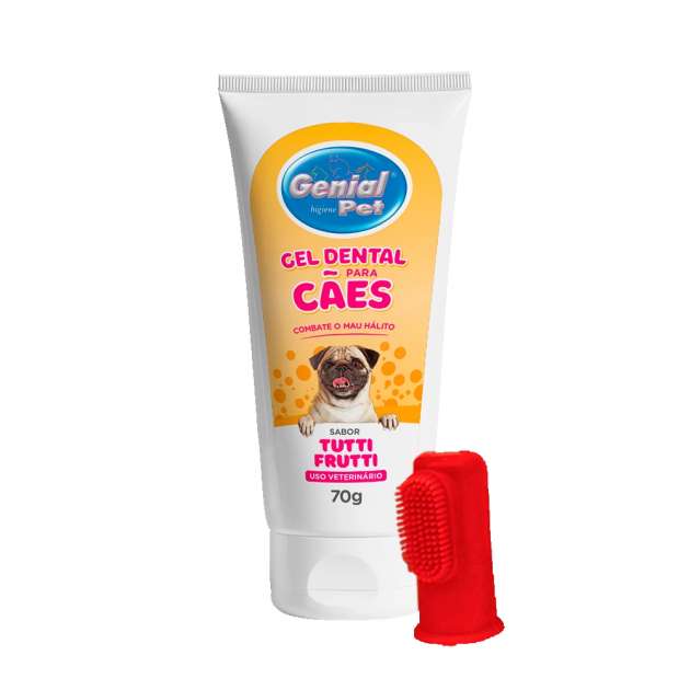 Gel Dental para Cachorro Tutti Frutti, Genial Pet