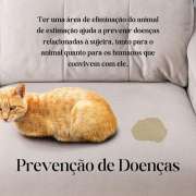 Kit Higiênico Caixa Areia+Pá para Toalete de Gato Rosa