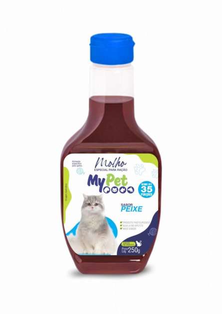 Molho para Ração de Gatos My Pet Peixe 250g