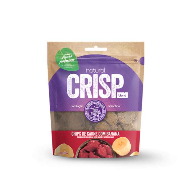 NATURAL CRISP CHIPS CARNE C BANANA 100G