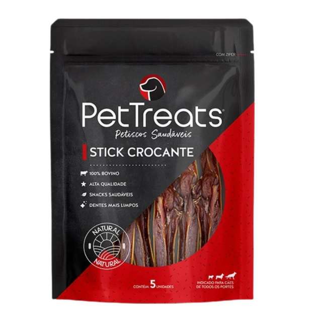 Stick Crocante Miúdos Bovinos 5 Unidades - Pet Treats