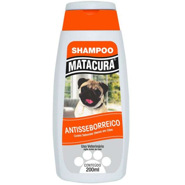 Shampoo Antisseborréico Matacura 200mL, para Cães